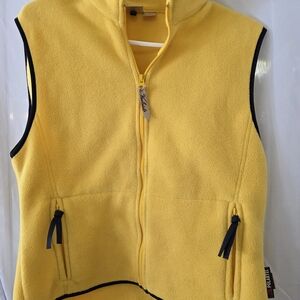 Woolrich Sunny Yellow Fleece Vest M